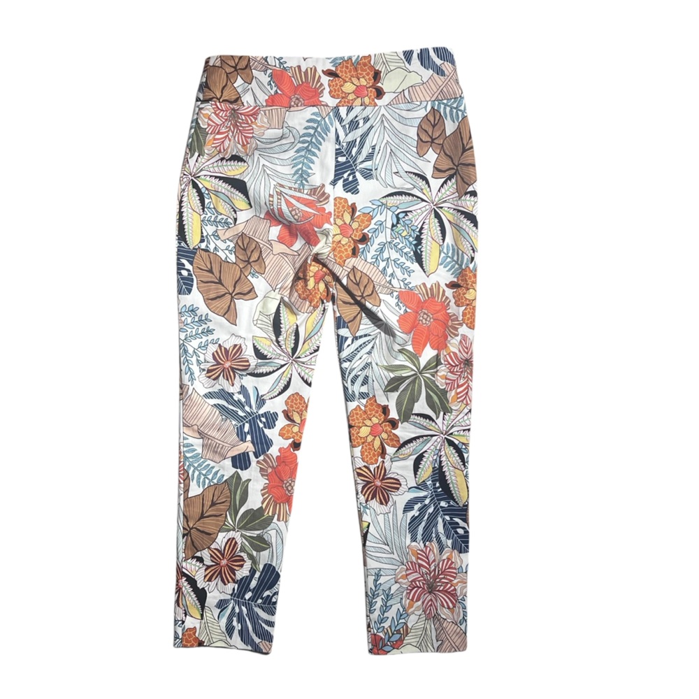 Lisette L pull on cotton floral pants. Size 2 - Picture 5 of 6